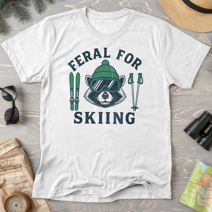 Feral for Skiing Comfort Colors T-shirt