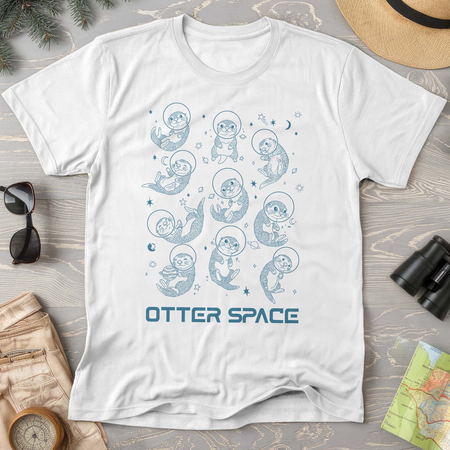 Otter Space Comfort Colors T-shirt