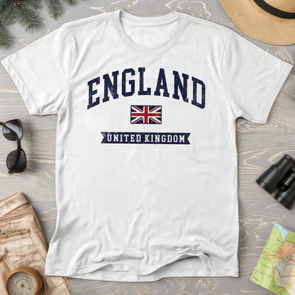 England Varsity Flag Comfort Colors T-shirt