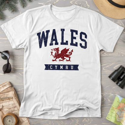 Wales Varsity Dragon Comfort Colors T-shirt
