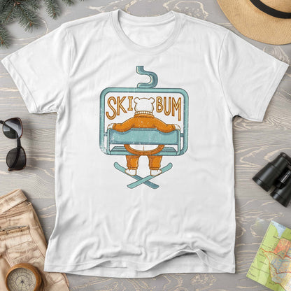 Ski Bum Chairlift Comfort Colors T-shirt