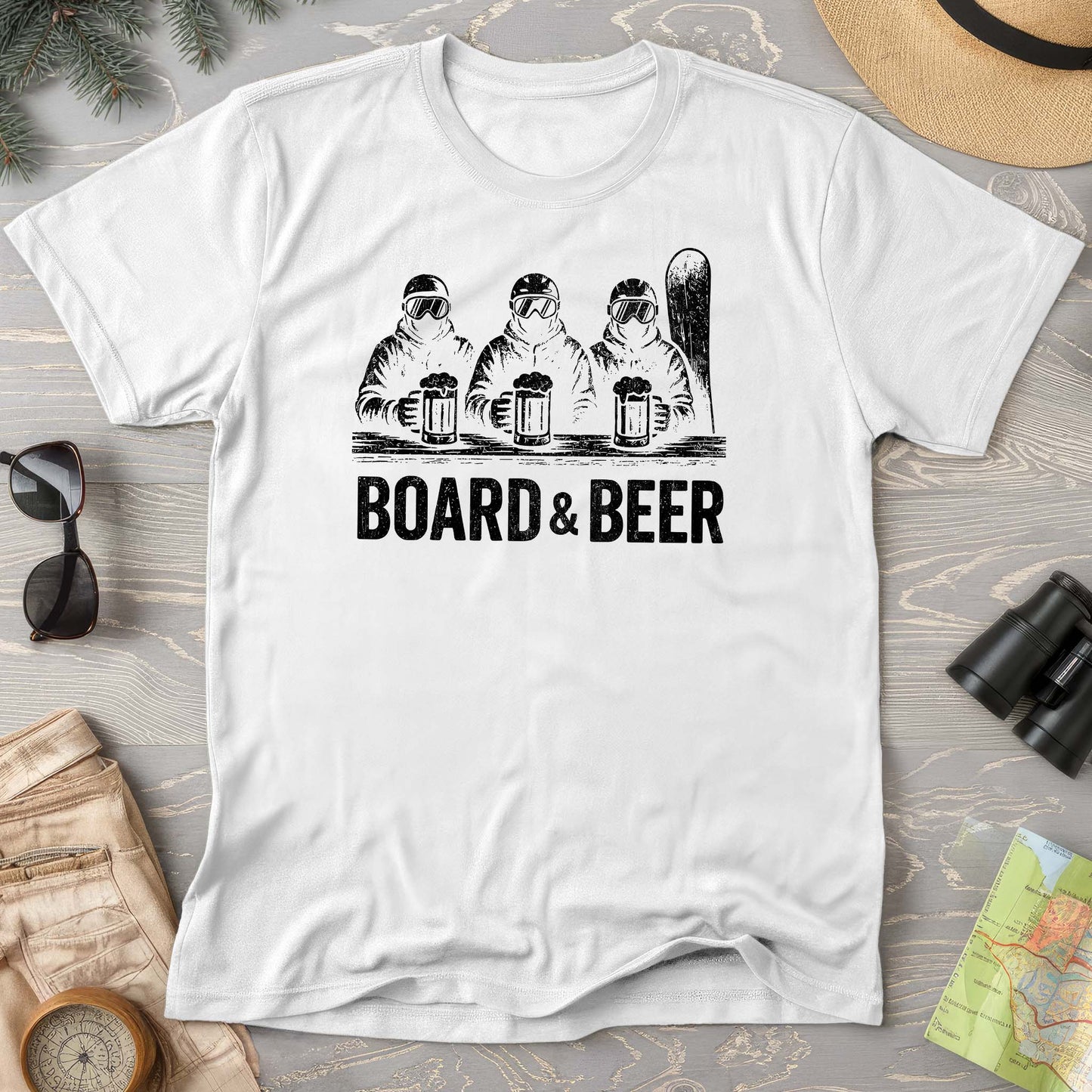 Board and Beer Comfort Colors T-shirt