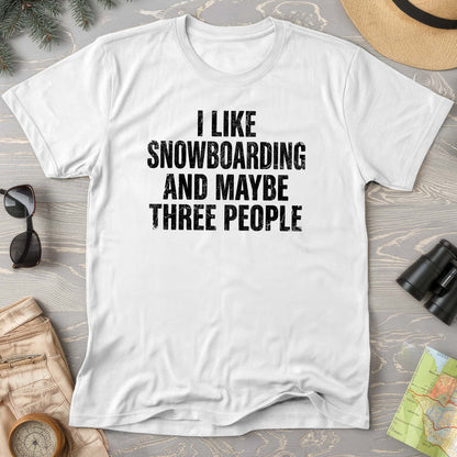 I Like Snowboarding Comfort Colors T-shirt