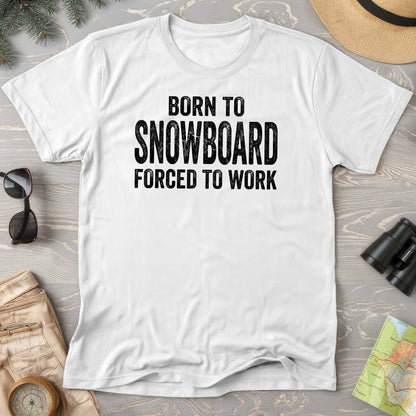 Born To Snowboard Comfort Colors T-shirt
