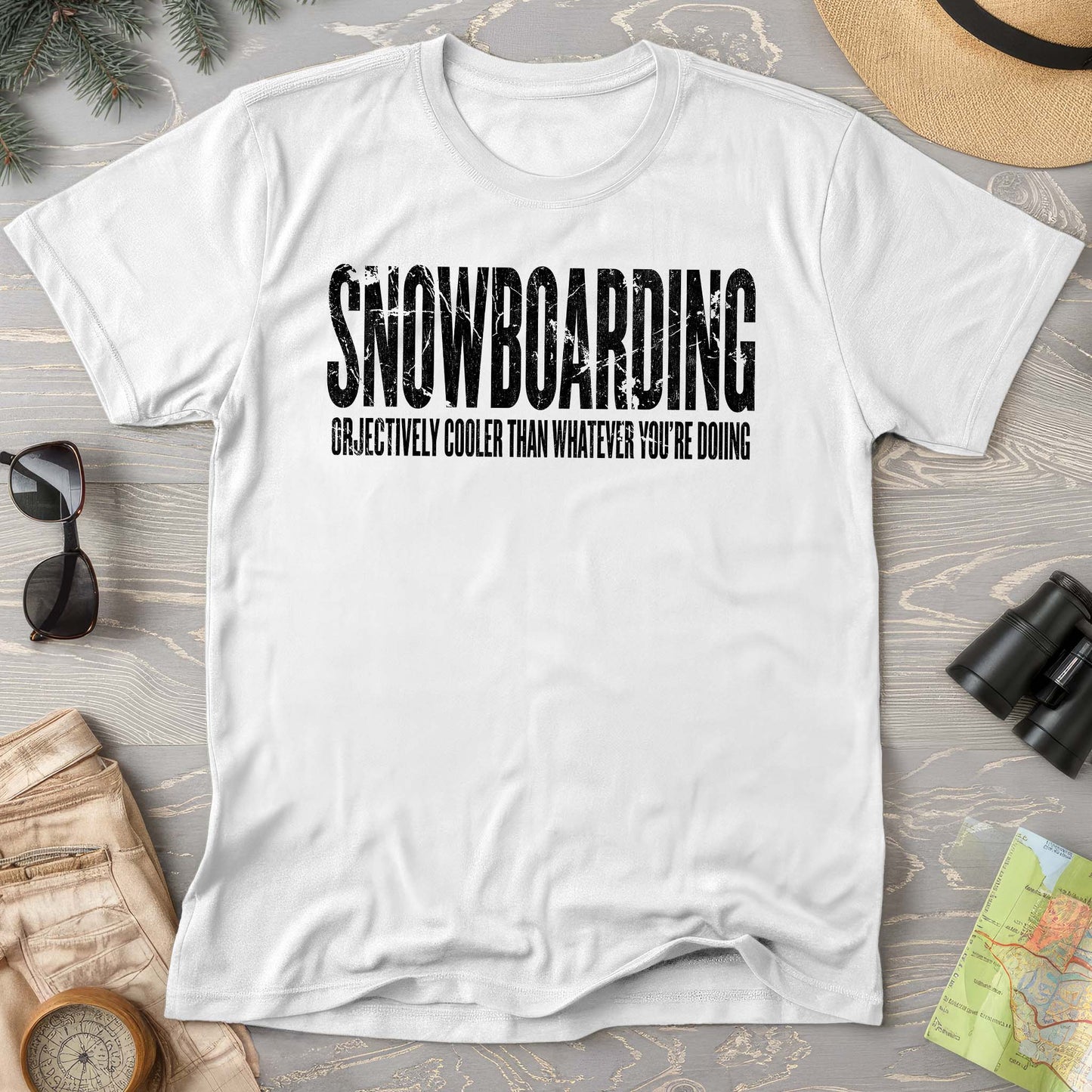 Snowboarding "Cooler" T-shirt