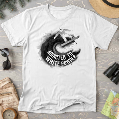 White Powder Snowboard T-shirt