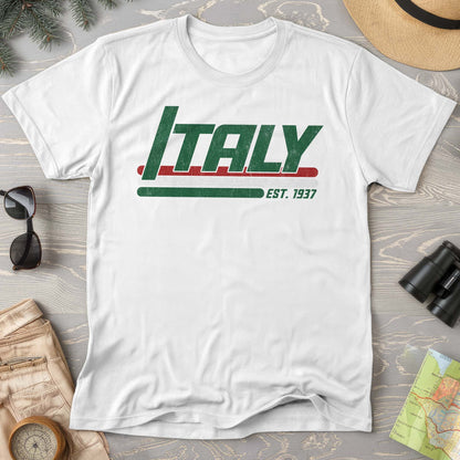 Italy Retro Stripe T-Shirt