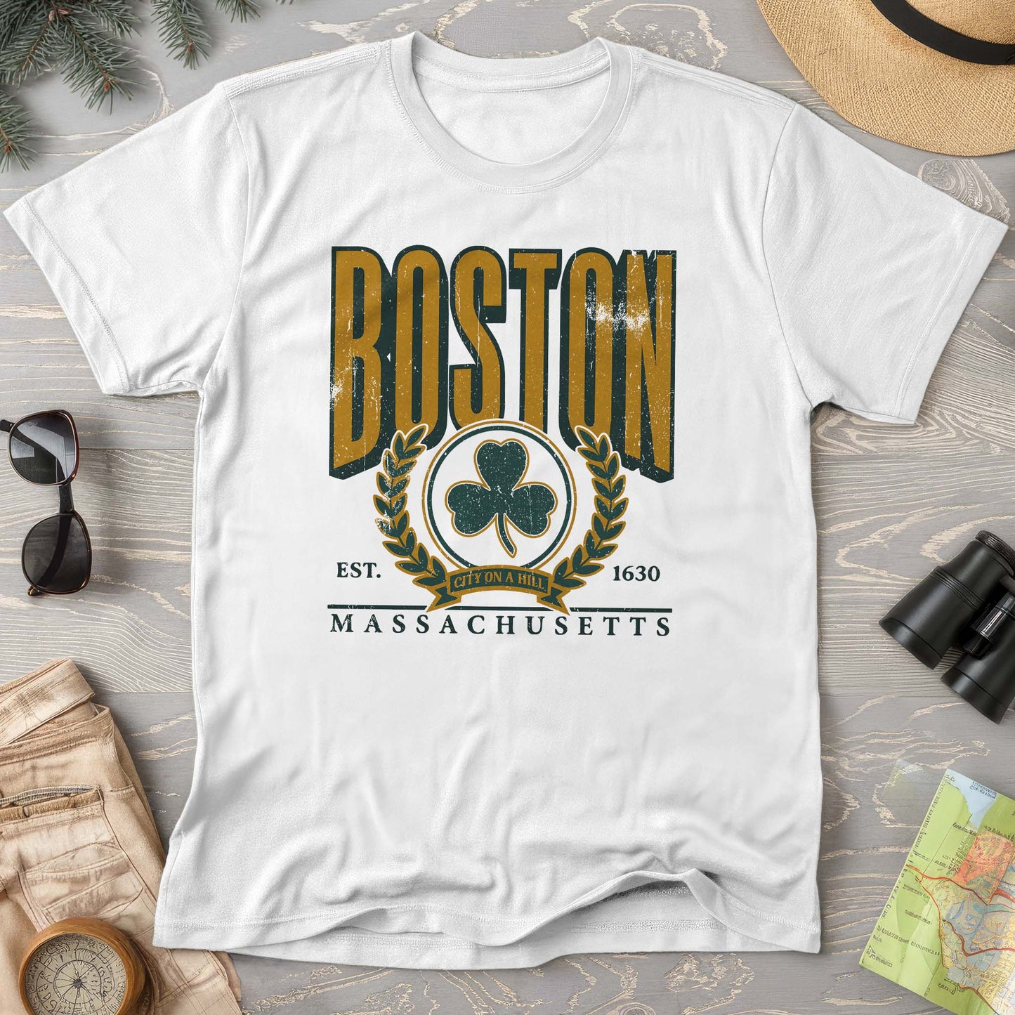 Boston Irish Laurel T-Shirt