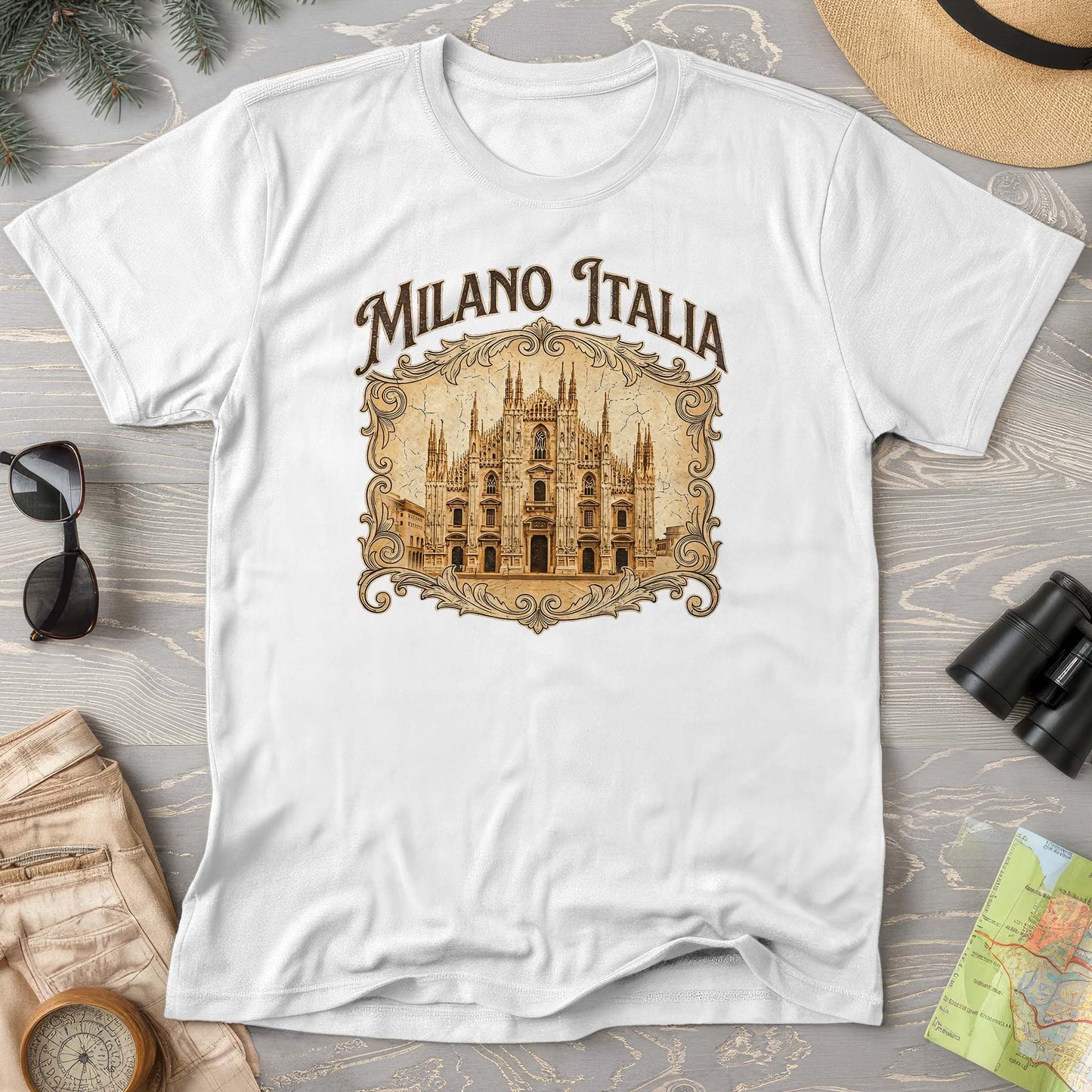 Duomo di Milano Sepia T-Shirt