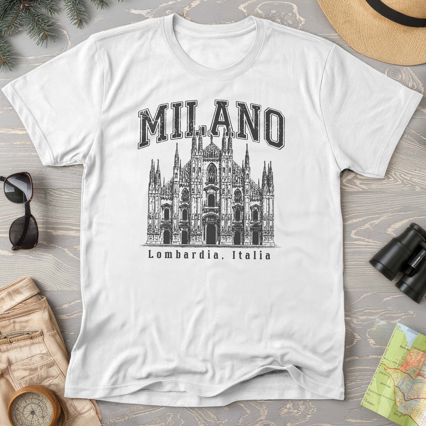 Duomo di Milano Varsity T-Shirt