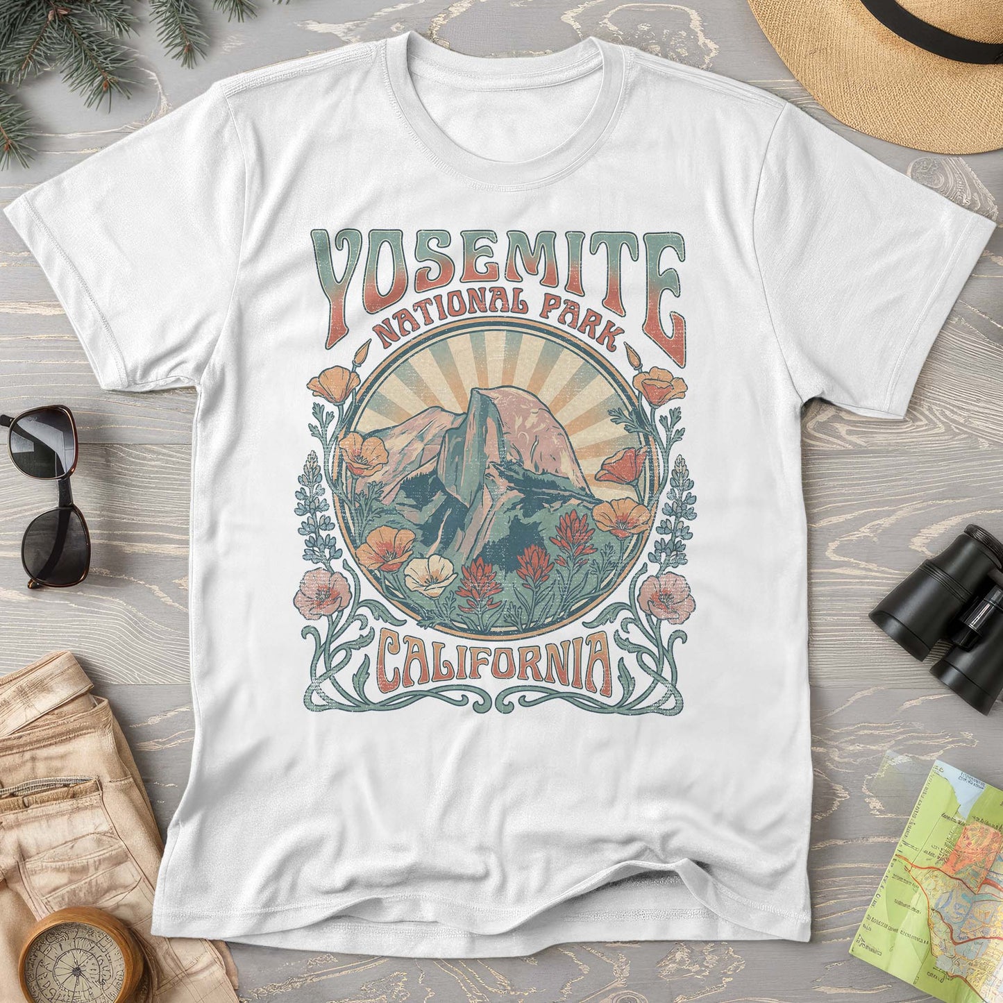 Yosemite Flower Power T-Shirt
