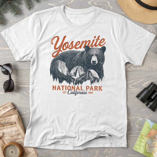 Yosemite Bear Etching T-Shirt