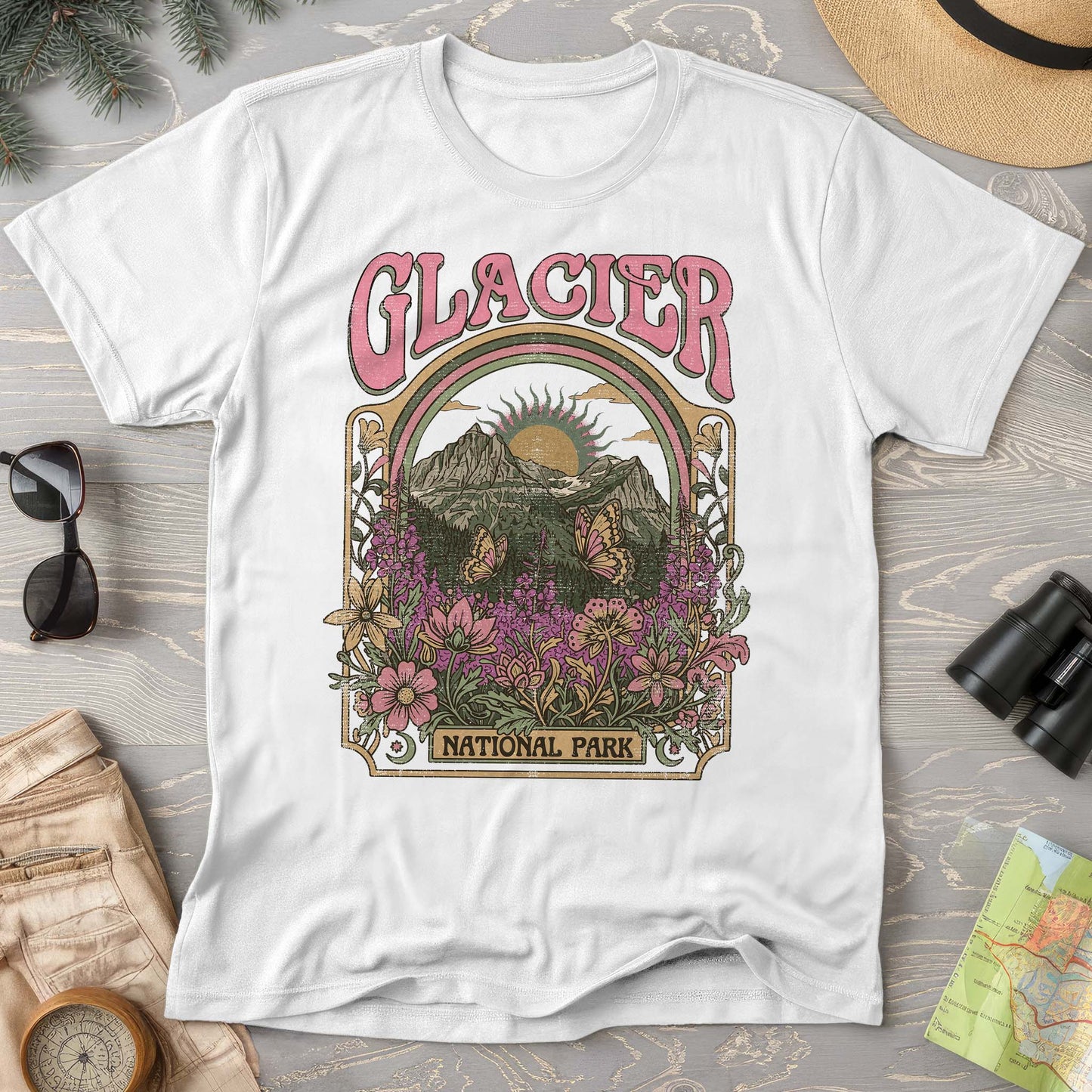 Glacier Butterfly T-Shirt