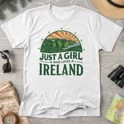 Just a Girl Who Loves Ireland T-Shirt