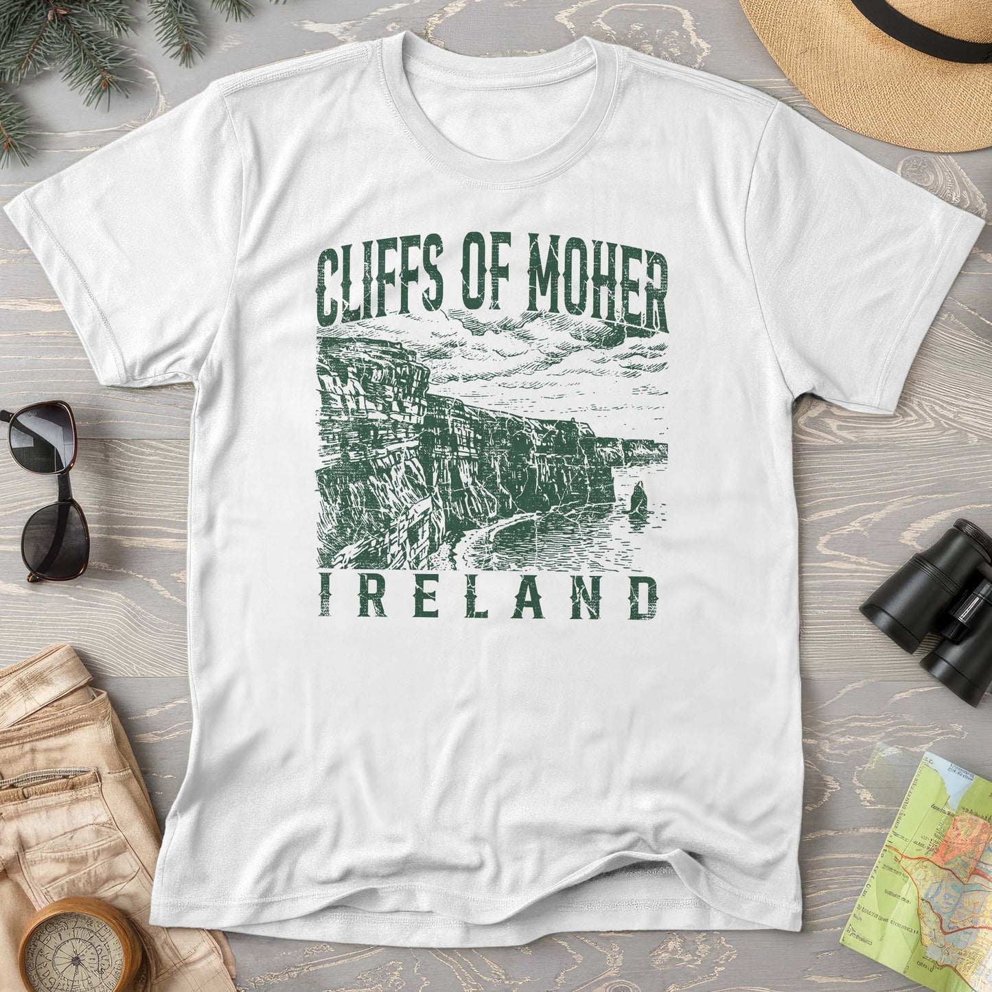 Cliffs Of Moher Sketch T-Shirt