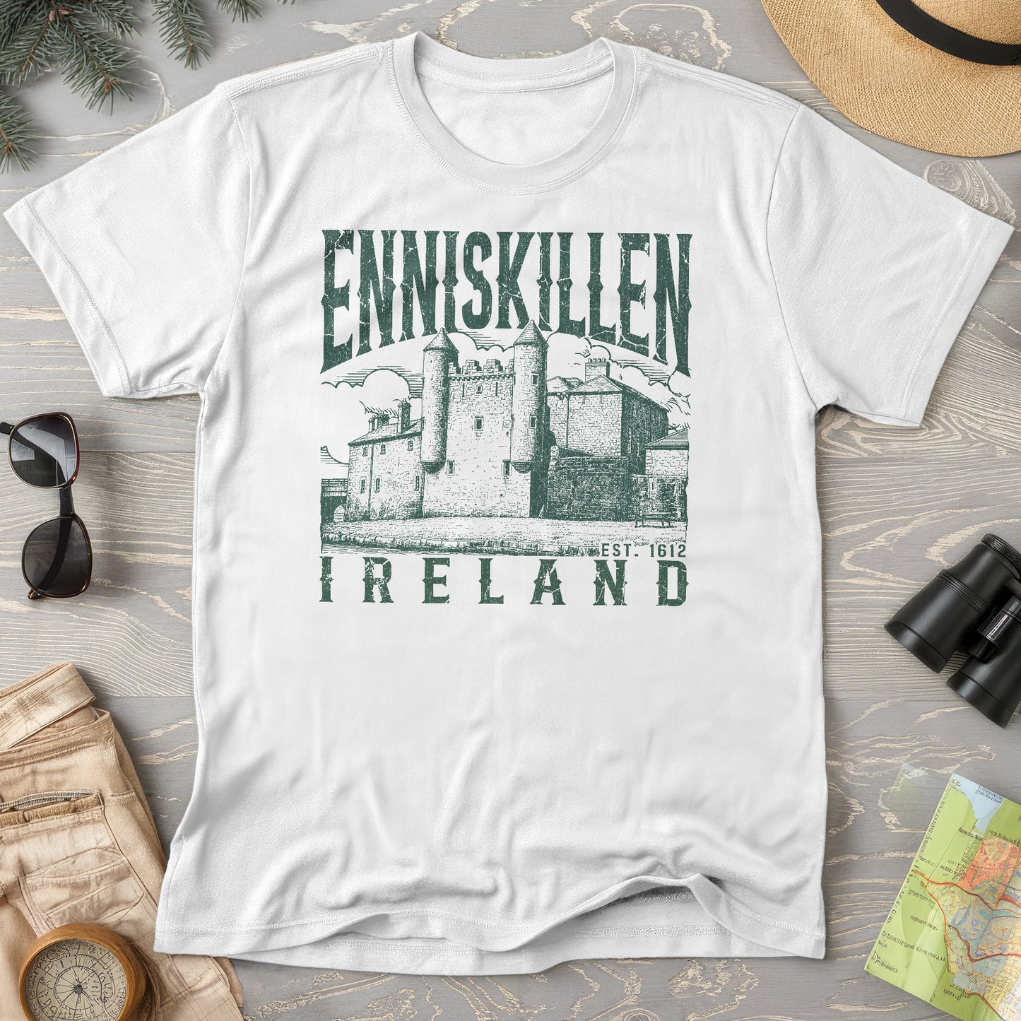 Enniskillen Ireland Sketch T-Shirt