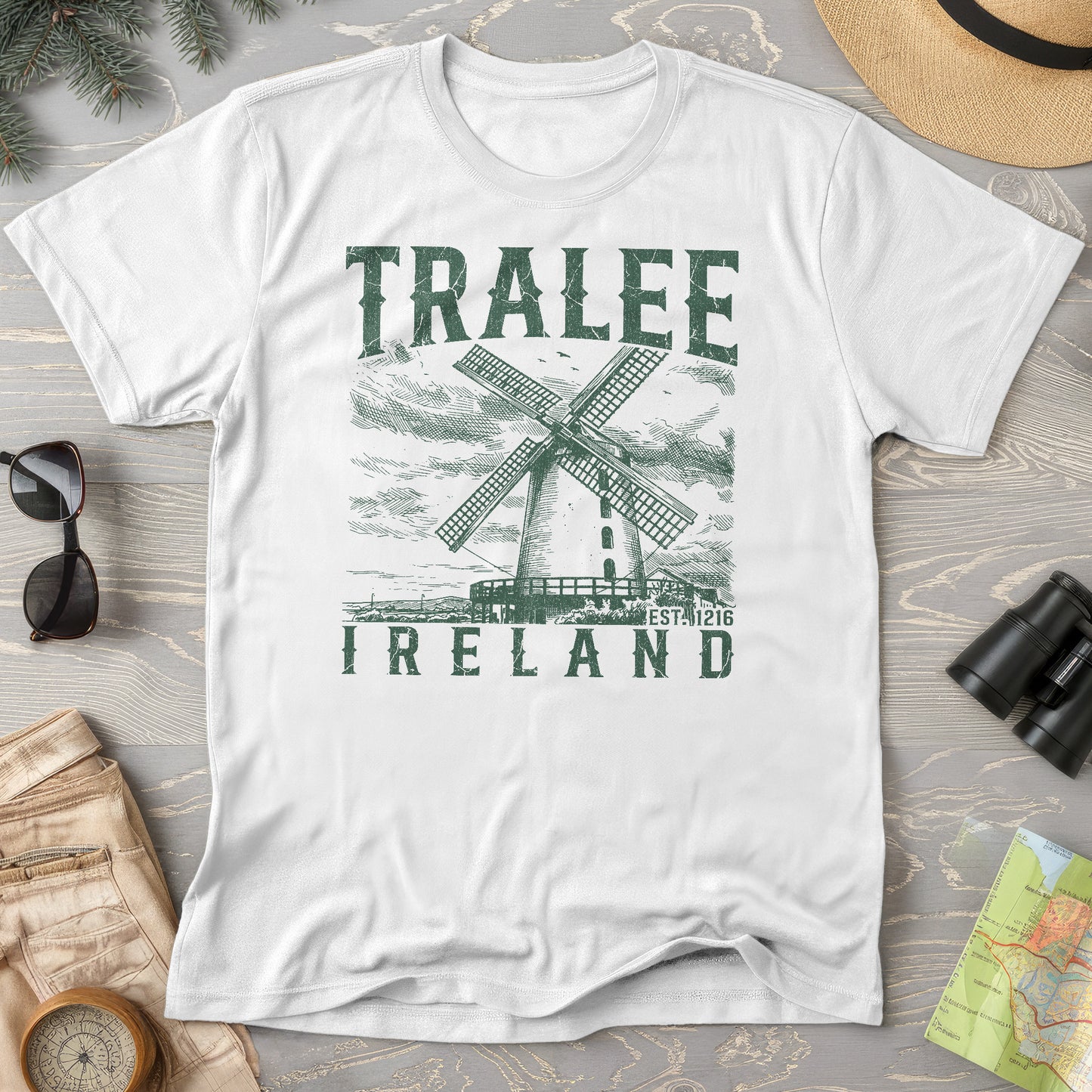 Tralee Ireland Sketch T-Shirt