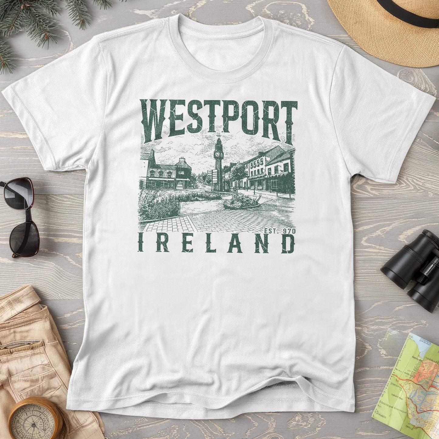 Westport Ireland Sketch T-Shirt