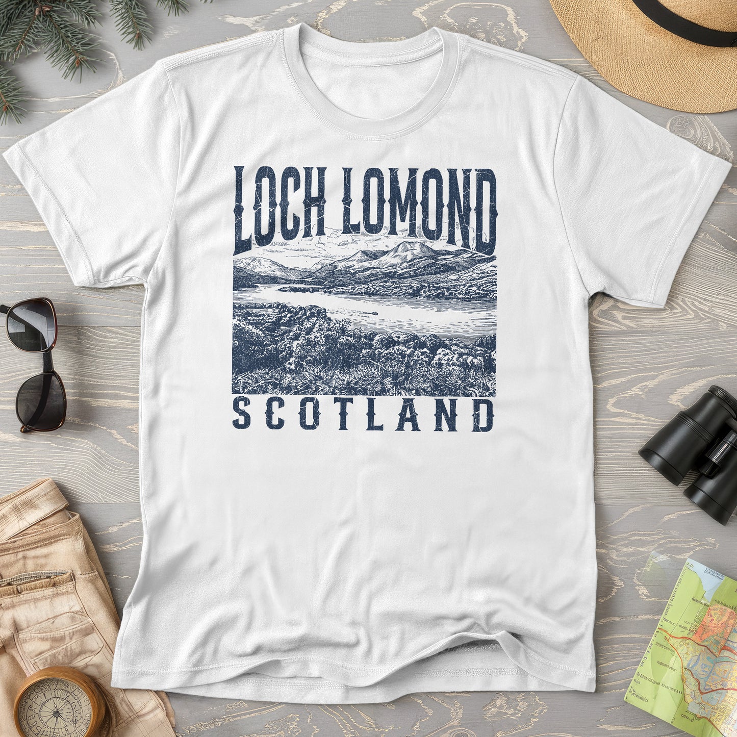 Loch Lomond Sketch T-Shirt