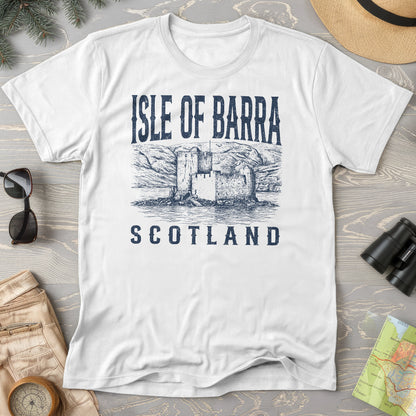 Isle of Barra Scotland Sketch T-Shirt