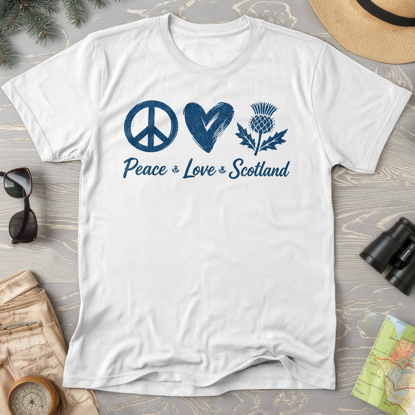 Peace Love Scotland T-Shirt