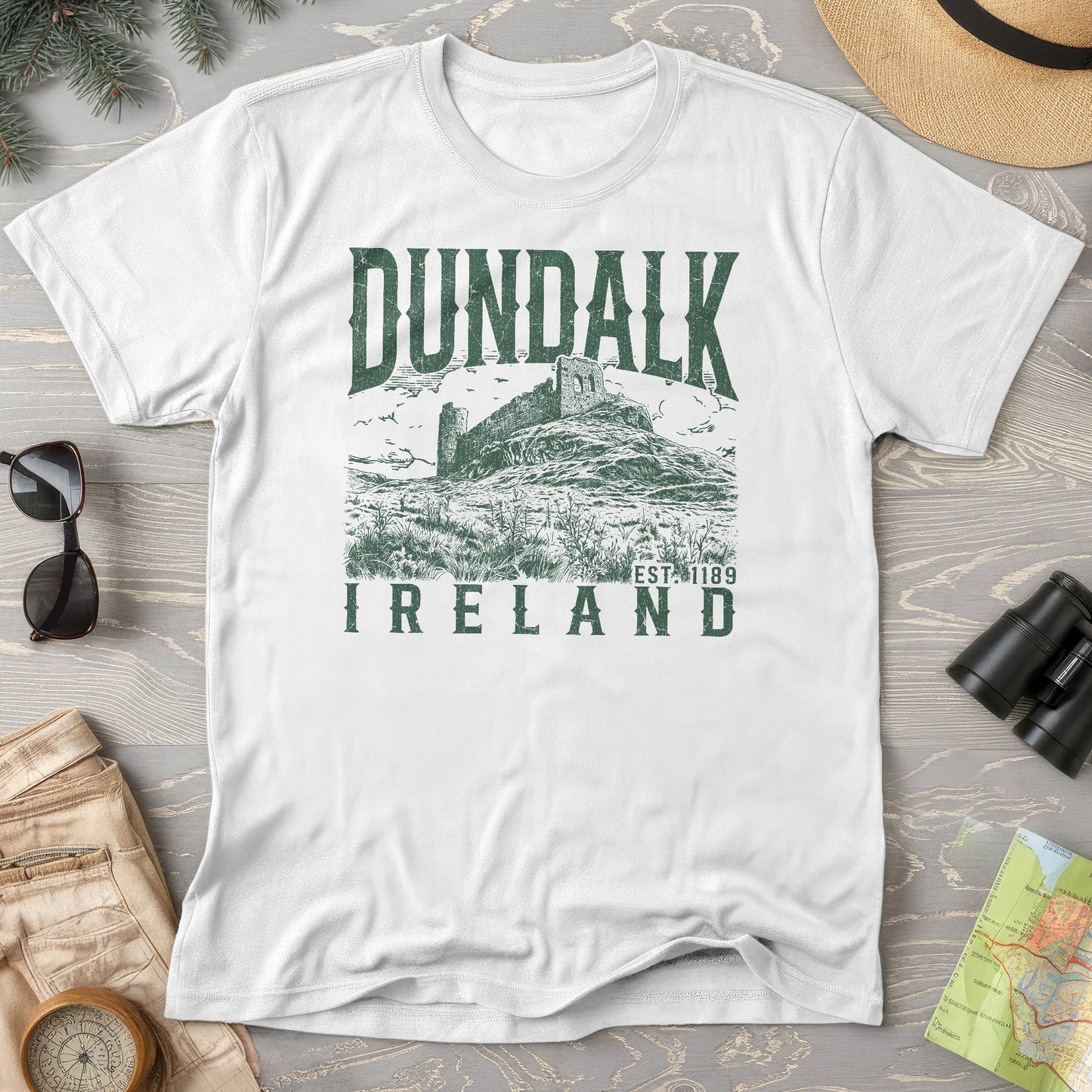 Dundalk Ireland Sketch T-Shirt