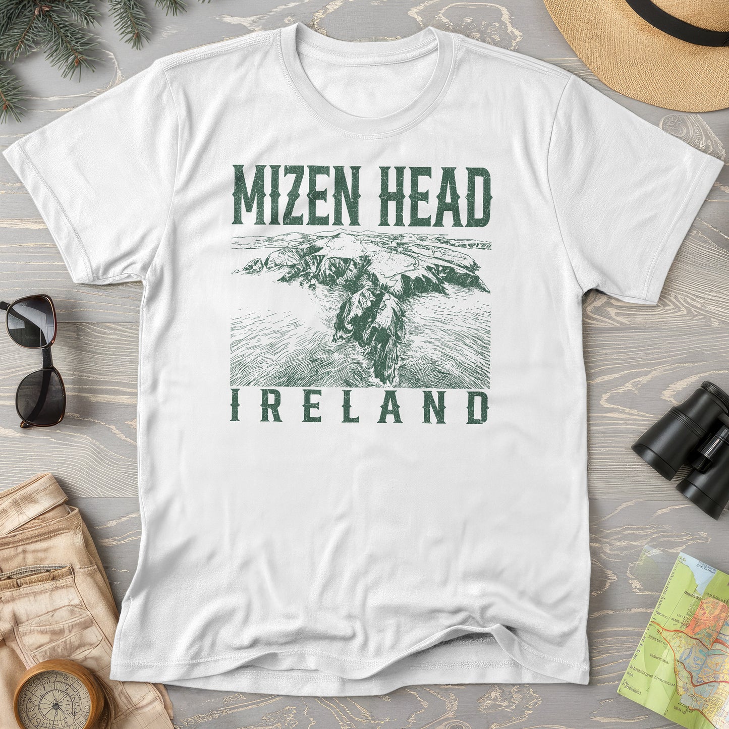 Mizen Head Ireland Sketch T-Shirt