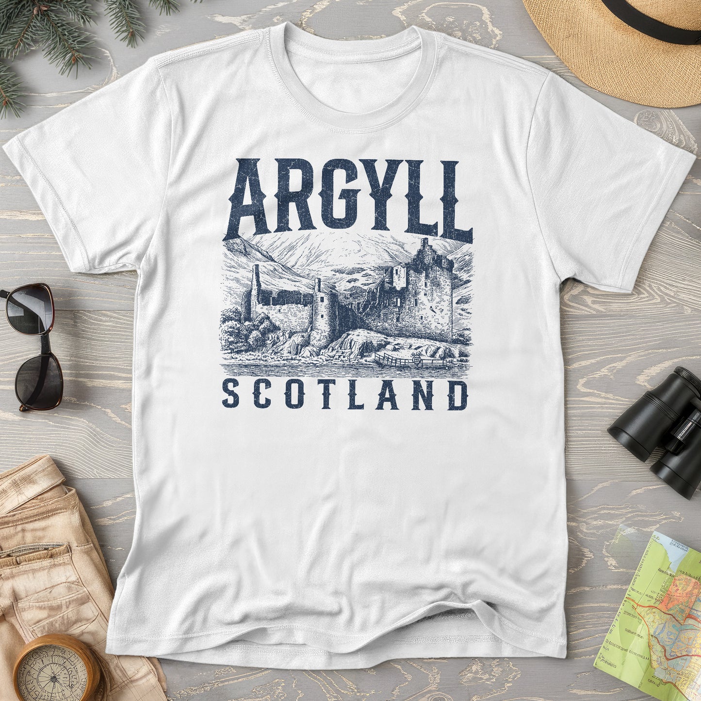 Argyll Scotland Sketch T-Shirt