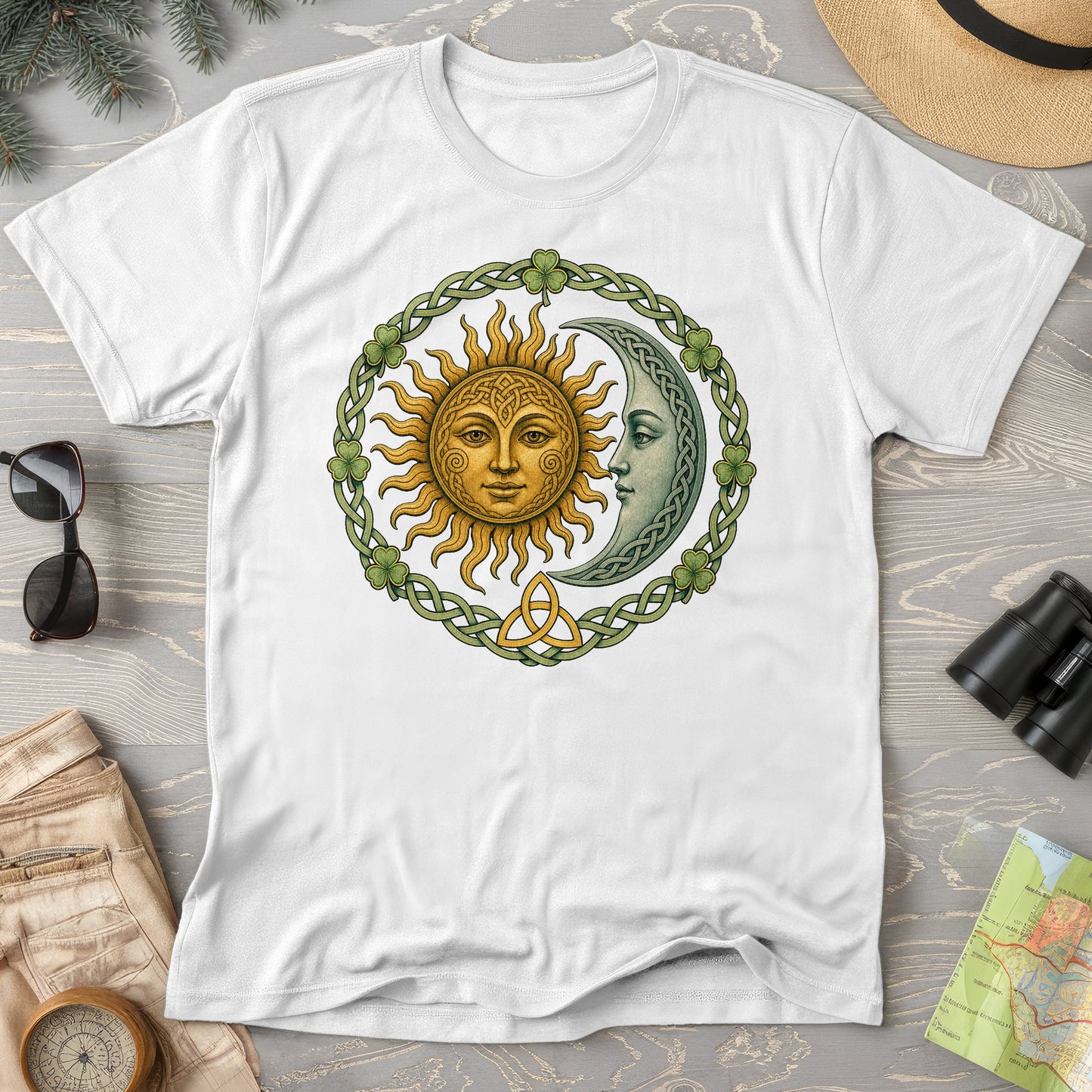 Celtic Lunar Ring T-Shirt