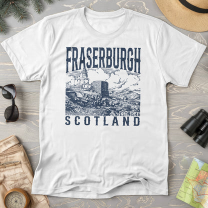 Fraserburgh Scotland Sketch T-Shirt