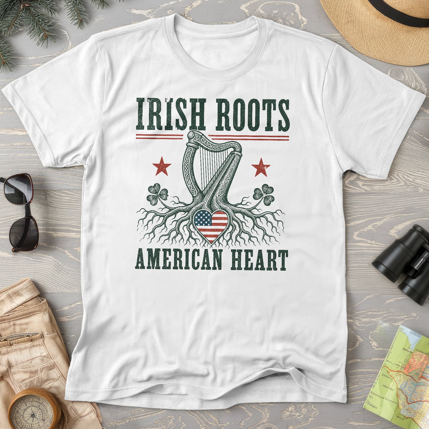 Irish Roots Harp T-Shirt