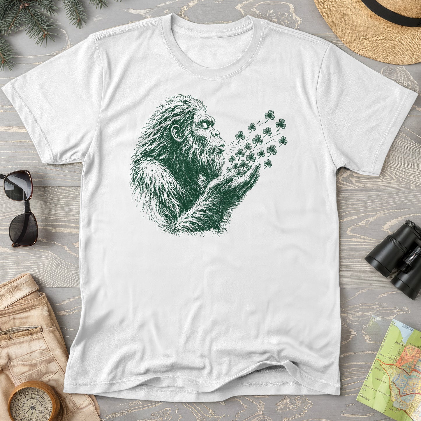 Bigfoot Shamrocks T-Shirt