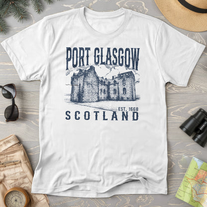 Port Glasgow Scotland Sketch T-Shirt