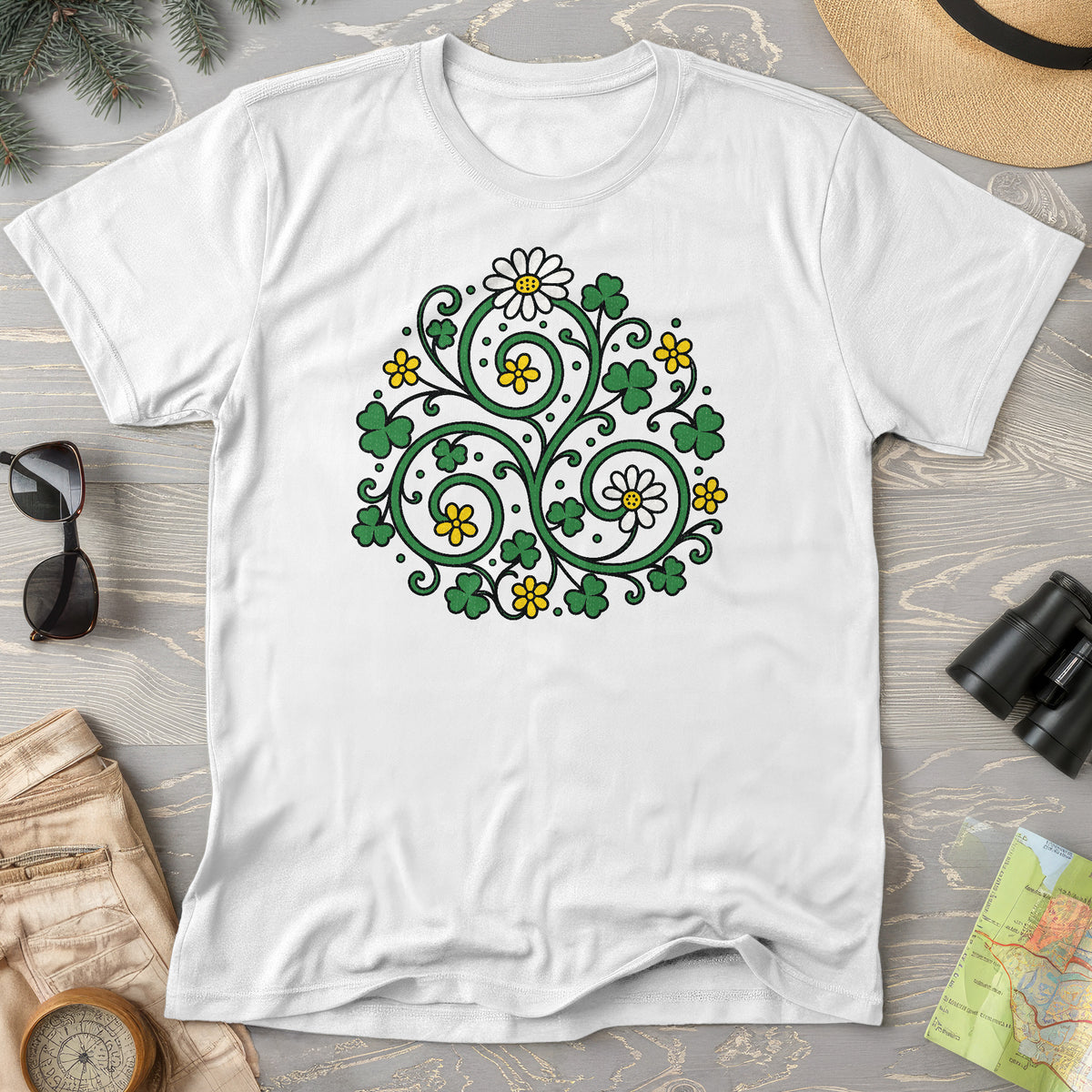 Celtic Shamrock Triskele T-Shirt