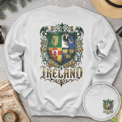 Irish Gothic Arms Front/Back Print Sweatshirt
