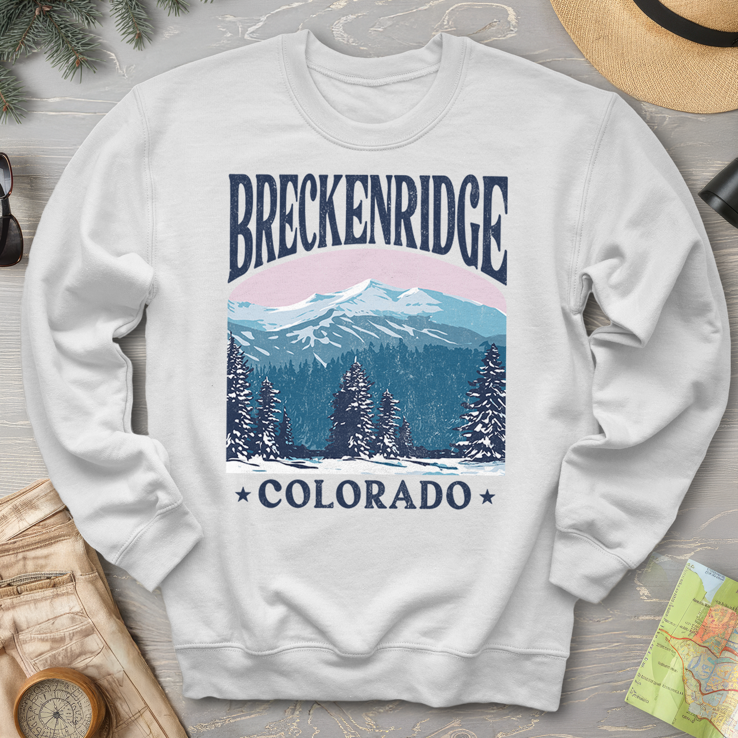 Breckenridge Colorado "Big and Bold" Sweatshirt
