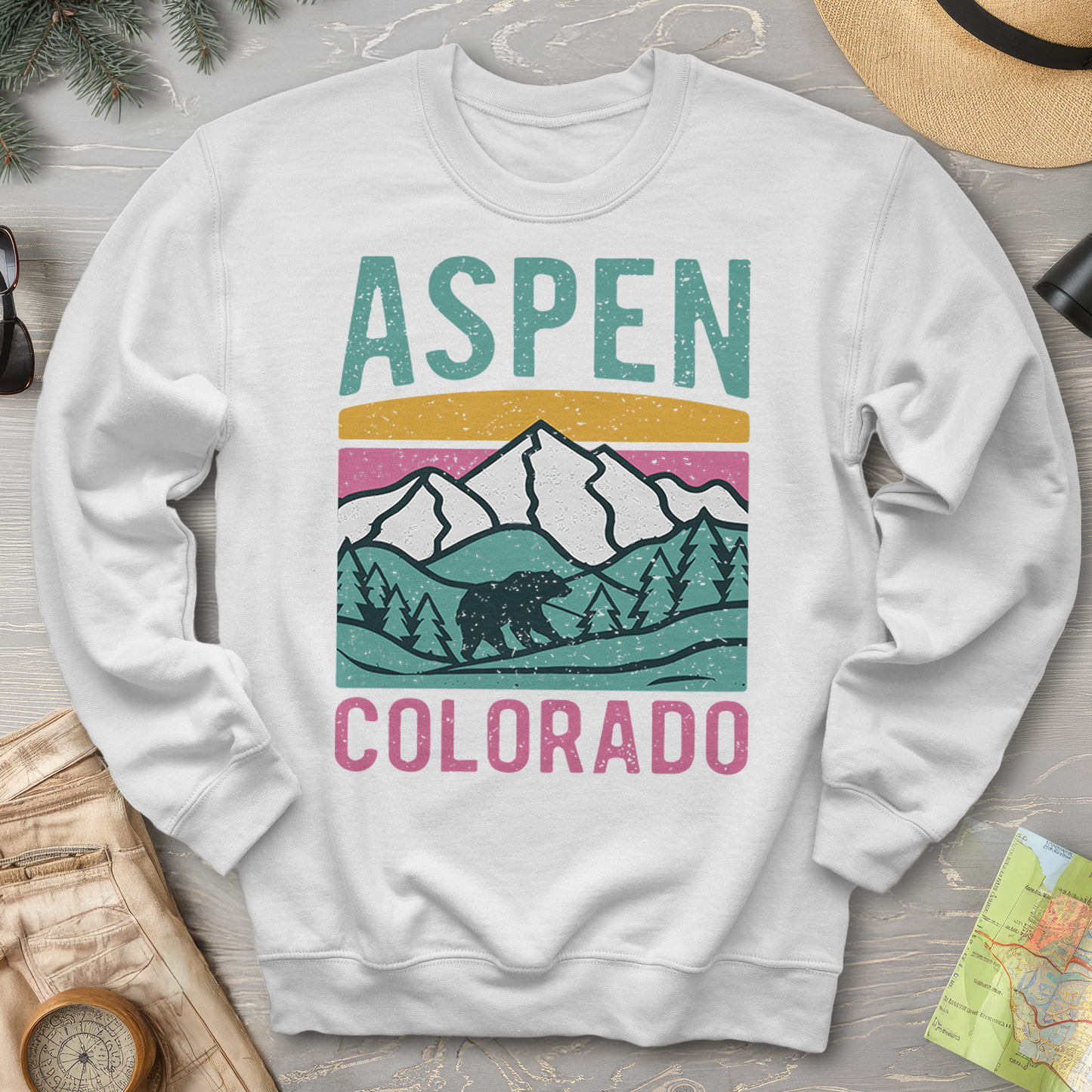 Aspen Colorado Bear Sweatshirt