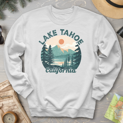 Lake Tahoe California Circle Sweatshirt