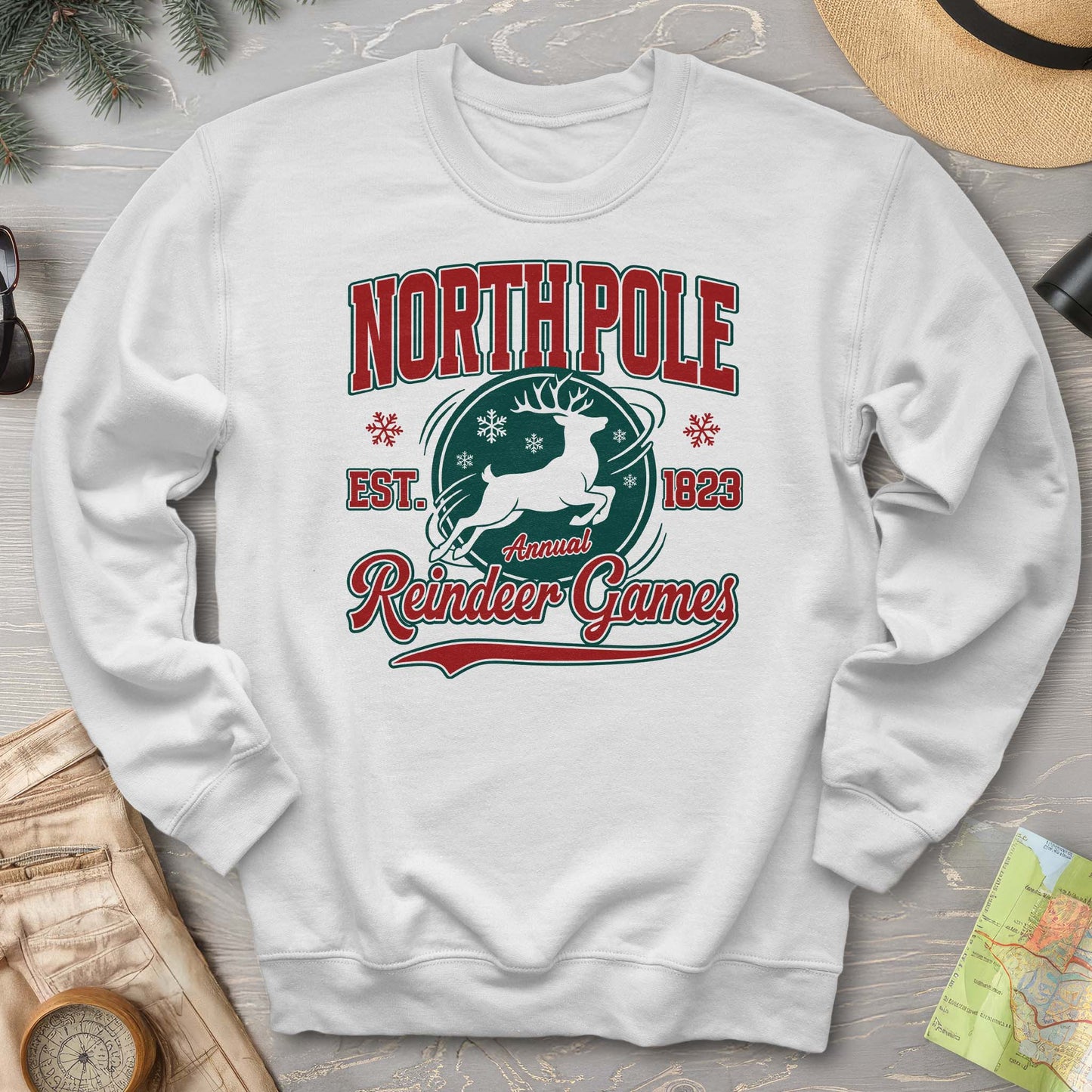 North Pole Annual Reindeer Games Sweatshirt