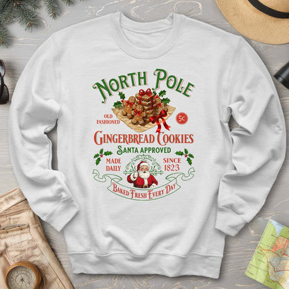 North Pole Gingerbread Cookies Sweatshirt