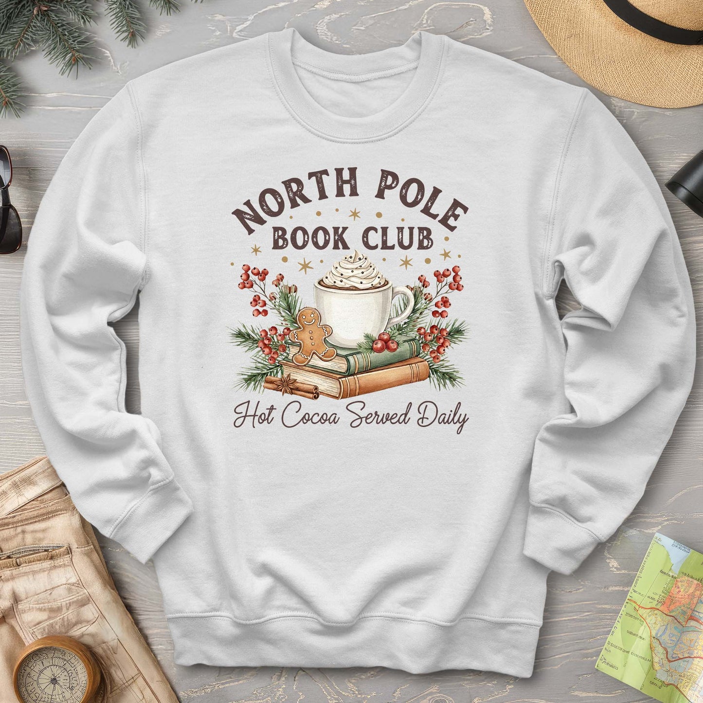 North Pole Book Club Sweatshirt