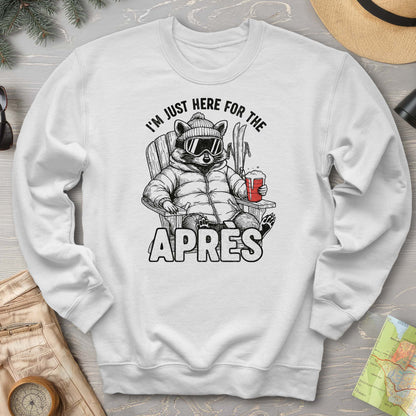 Just Here for the Apres "Raccoon" Sweatshirt