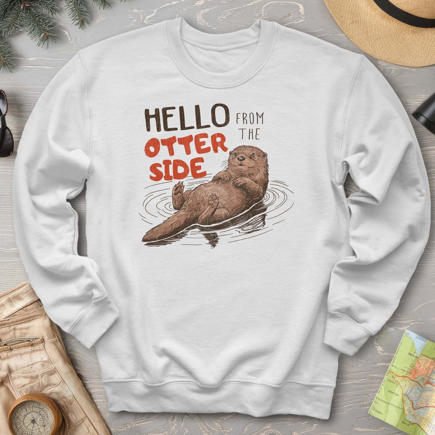 Hello From the Otter Side Sweatshirt