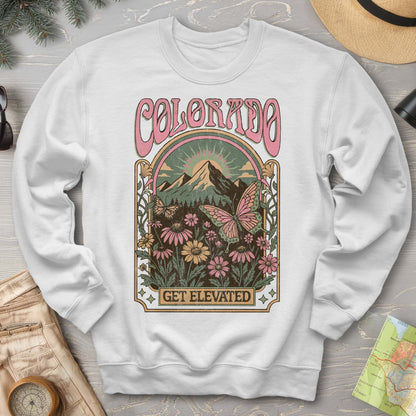 Colorado Get Elevated Butterfly Sweatshirt