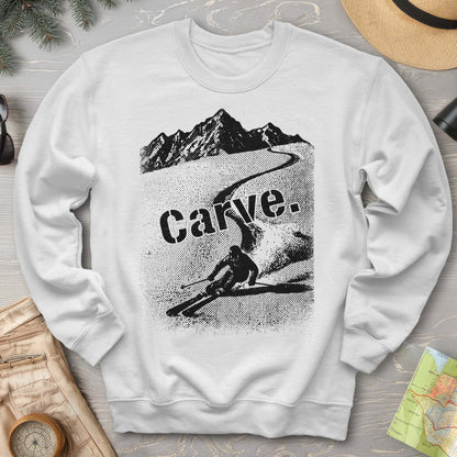 Carve Ski Print Sweatshirt
