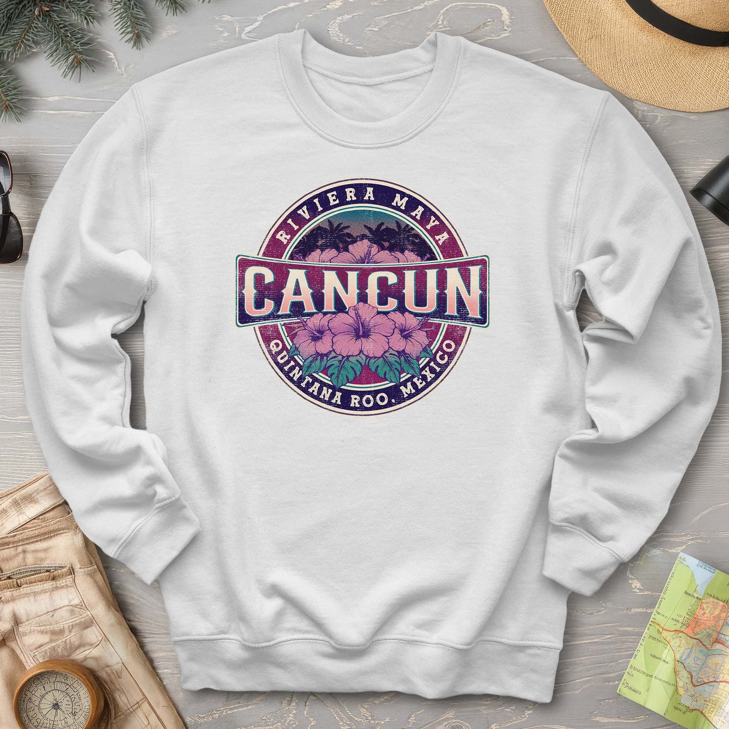 Cancun Badge Sweatshirt