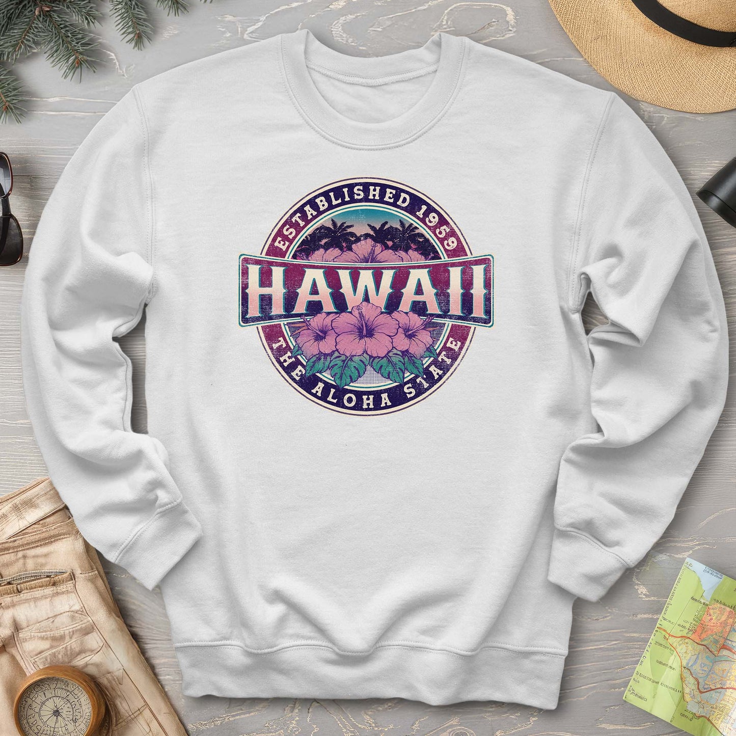 Hawaii Badge Sweatshirt