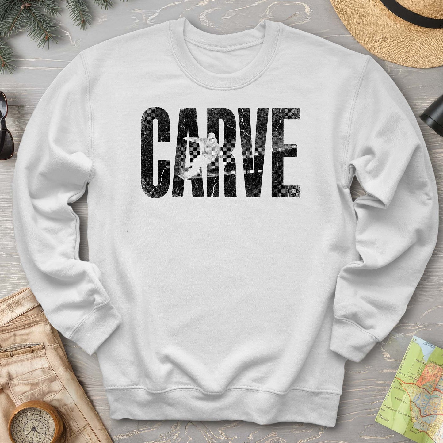 Carve Snowboard Sweatshirt