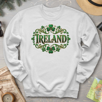 Ireland Shamrock Emblem Sweatshirt