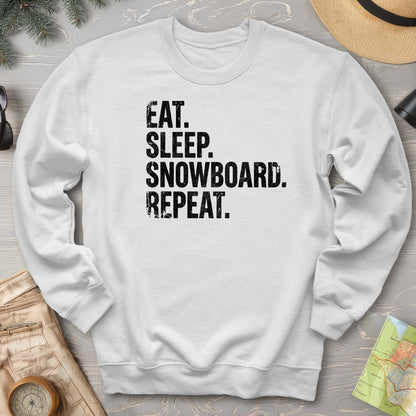 Eat Sleep Snowboard Sweatshirt